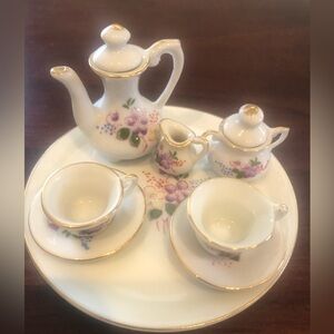 Miniature China tea set